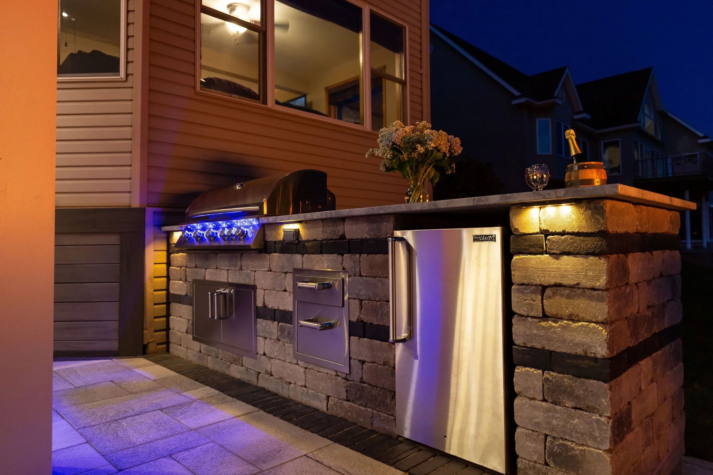 Featured post - Bright Evenings & Bold Meals: Outdoor Kitchen & Outdoor Lighting Ideas in Ankeny, IA