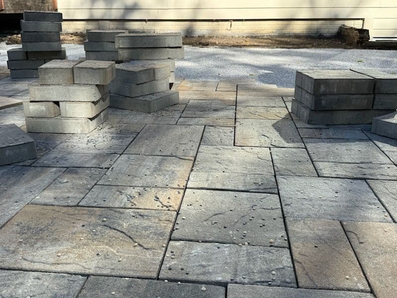 Gallery photos for Paver Installation Progress in Urbandale: Image #3